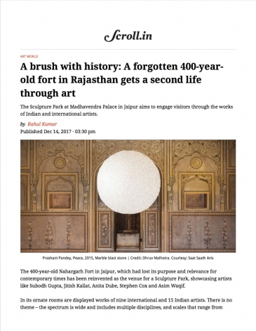 A brush with history: A forgotten 400-year-old fort in Rajasthan gets a second life through art